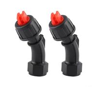 FUBESK 2pcs Sprayer Nozzle, Plastic Agricultural Sprayer Nozzle, Knapsack Agricultural Electric Sprayer Nozzle Head PP Anti-aging Replacement Gardening Equipment