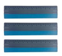 FUBESK 3-Pack Car Window Tint Installation Squeegee Tool Set with Soft Felt Edge, 6/8/10/12 Inch for Paint Protection Film, Vinyl Wrap and Window Film Application