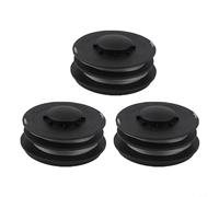 FUBESK 3Pcs Replacement Grass Trimmer Spools 1.4 Mm Strimmer Wire Strimmer Spool Line, Double Thread Design Trimmer Spool Lines For ALDI, For Gardenline and For King Craft Trimmers