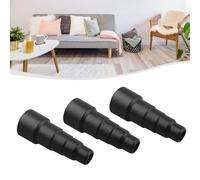FUBESK 3x Universal Vacuum Cleaner Adaptor 32mm to 38mm, Power Tool & Sander Hose Connector for Wet Dry Extractor, Soft PVC Fitting with 5 Sizes for Home & Workshop Use