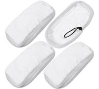 FUBESK 4 Pcs Mop Spare Cloth for PADS For Morphy Richards 720020 720021 720502 Spare Cleaner Cloths Mop,Washable And Reusable Mop Cloths