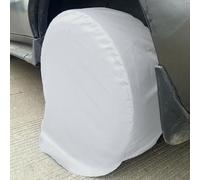 FUBESK 4 Pcs Wheel Tire Covers Car RV Trailer 27-29 Inch Diameter UV Shield Install Black