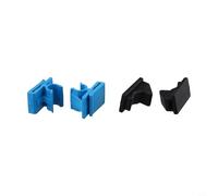 FUBESK 4PCS Glove Box Hinge Clips and Bumpers for Holden Commodore VY VZ & Statesman WK WL 2002-2007, Blue and Black