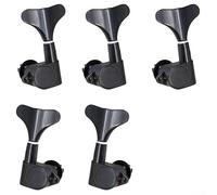 FUBESK 5PC Guitar Bass Tuning Pegs Tuners Machine Heads for 5 String Guitar Sealed 2L3R/3L2R /4L1R/1L4R Keys