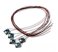 FUBESK 5pcs 12v 3528 for SMD LEDs for Model Railway Building Interior Lighting for OO HO,20cm (Length)(Warm Light)
