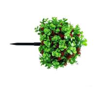 FUBESK Artificial Eucalyptus Stems with Red Berries 55cm Realistic Silk Plant for Wedding Decor Outdoor Garden Centre Piece Arrangement
