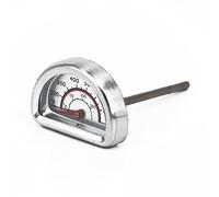 FUBESK Barbecue Charcoal Grill Smoker Temperature Gauge,Replacement Stainless Steel Grill Thermometer Heat Indicator for Meat Cooking Pork Lamb Beef