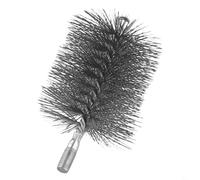 FUBESK Chimney Cleaning Brush For Fireplace, 30-130 mm Chimney Sweeping Brush Head Chimney Sweeping Cleaning Flue Pipe Cleaning Brush,Easy Assembly, Prevent Flue Fires