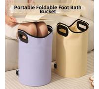 FUBESK Collapsible Foot Bath Tub, 47 cm Deep Soaking, Bottom Drain | Systems, App Control, LCD Colour Display, Timer, Child Lock, Auto-Dimming, Energy Saving