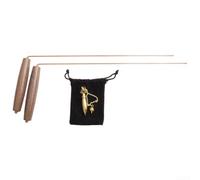 FUBESK Dowsing Rod Kit With Natural Walnut Handle And Solid Brass Karnak Pendulum, For Searching Water Gold Minerals Lost Things Paranormal Investigations