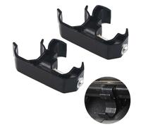 FUBESK Flashlight Holder Bracket Mount for Jeep Wrangler JL & Gladiator JT (2018-2025), No-Drill Installation, ABS Material, Black, 2-Pack