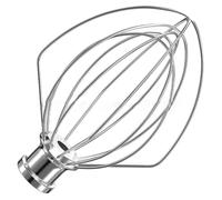 FUBESK for KitchenAid KN256 Snow Broom 6-Wire Whisk for Medium Food Processors with Tilting Head, Stainless Steel, 18x13x13cm