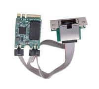 FUBESK for M.2 E Key 2.5G Gigabit Ethernet Network Card with RTL8125B Chipset for Windows for LINUX, Black