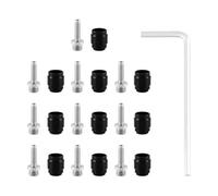 FUBESK for Sram Compatible for Hydraulic Brake Hose Fitting Set 20 Piece Kit with Olives Inserts and for A Practical Wrench Tool