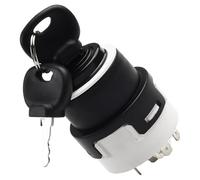 FUBESK JCB Ignition Switch with 2 Keys, 10 Pin, For 4CX Loader, Part Numbers 701/80184 85804674, White and Black