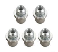 FUBESK Lug Nuts for Infiniti EX 2007-2014 J50, FX 2003-2014, G 2002-2015, Q50 2013-2022, QX60 2014-2022, Silver, 5-Pack, OEM 40224-JK00A