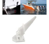 FUBESK Marine Boat Speedometer Pitot Tube, Pressure Pickup with Kick-Up Design, For Most Pressure-Driven Speedometers up to 80 mph, White