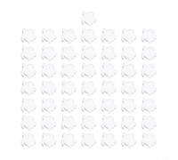 FUBESK Pool Maintenance Oil Absorbing Turtle Sponge Skimmer White Floating Cleaner for Spa Bathtub 50 Pieces