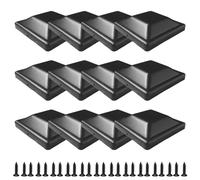 FUBESK Post Cap 3.58'x3.58' Fence Post Cap, 12pcs/24pcs/32pcs Neat Top for Fence Posts That Help Stop Water Soaking into The Wood and prolong The Life of Your Fence (12pcs)