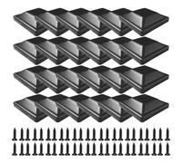 FUBESK Post Cap 4X4 Fence Post Cap, 12pcs/24pcs/32pcs Neat Top for Fence Posts That Help Stop Water Soaking into The Wood and prolong The Life of Your Fence (24pcs)