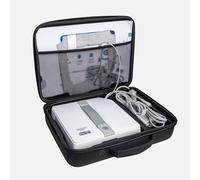 FUBESK Protective Storage Box for ECOVACS WINBOT Mini High Capacity EVA | Hard Case with Double Zipper and Handle for Glass Cleaning Robot Tools Black