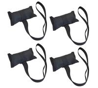 FUBESK Quick Hood Loops Trunk Anchor Kayak Tie Fast Kayak and Canoe Tie Down Anchor Straps for Car Hoods and Trunks-4pcs
