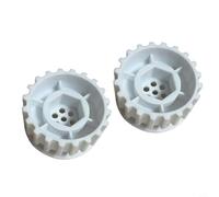 FUBESK Replacement Rear Wheel 9983112 for S200 S300 S400 for DX4 DX5i Active 20 30 40 for Explorer E30 920 930 for Triton PS Plus Robot Pool Cleaner Accessory White(2pcs)