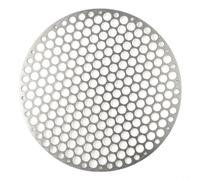 FUBESK Round BBQ Grill Grate, 18Cm/20cm/22cm/24cm/26cm/28cm/30cmBarbecue Rack,Stainless Steel Round Grill Net BBQ Mat Carbon Furnace Steam Nets Barbecue Rack For Outdoor Picnic(28CM)