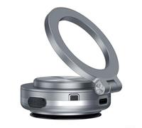 FUBESK Sophisticated Design of a Car Phone Holder Featuring an Electric Suction Cup and Full Rotational Capability (Silver)