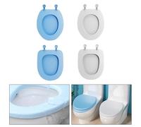 FUBESK U-Shaped or O-Shaped Toilet for Seat Cover for Soft Close Top Fixed Bathroom, Quick Release Design, Urea Material, White