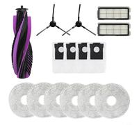 FUBESK Vacuum Cleaner Parts for Midea v12pro Vacuum Accessories Kit with 4 Dust Bags, 1 Main Brush, 2 Filters, 2 Side Brushes, 6 Cleaning Cloths Rags