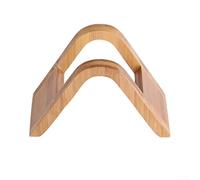 FUBESK Woden Coffee Filter Holder Drip and Pour-Over Brewing, Elegant Brown Wooden Storage Rack Paper Filters with for Compact Space-Saving Design, for Various Coffee Makers, Easy to Clean