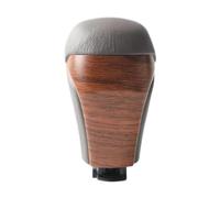 FUBUSEE for Highlander 2015-2019 Prado 2018-2019 Automatic Gear Shift Knob | Automatic Transmission Gear Shift Knob Gaitor Boot Cover Case(-Yellow Wood)