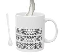 FUC-k This Shit Mug | Coffee Mug with Hidden Message | Novelty, Creative, Funny Ceramic Coffee Lover Gift - Ideal for Water, Milk, Tea, Home, Camping, and at Home