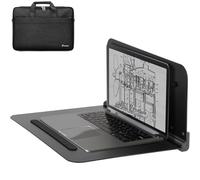 Fuceter Magnetic Laptop Holder, Portable Workstation with Bag & 3 Super Strong Magnets, 50 lb Capacity Laptop Stand Attach to HVAC, Trucks, Walls, Workshops Equipment Repairs Utility Platform