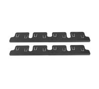 Fuchooky 2 Pairs Stove Counter Gap Covers Black Color 35x10CM Adjustable Stove Gap Guard for Kitchen