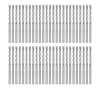 Fuchooky 50PCS 1/8 Inch High Speed Steel Drill Bit Set for Wood Plastic Fiberglass OSB Cutting (Silver)