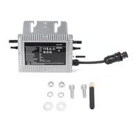 Fuchooky 800W Solar Grid Tie Micro Inverter with MPPT Pure Sine Wave IP67 Rated WiFi Monitoring Safety Protection Durable Aluminum Alloy Housing