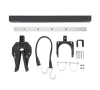 Fuchooky Adjustable Heavy Duty Boat Transom Saver Motor Support for Outboard Engine 23 to 35 Inches with Roller Bracket and Professional Installation Kit