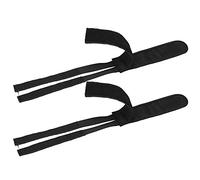 Fuchooky Heavy Duty Bike Pedal Straps 2 Pairs Adjustable Nylon Toe Clips Tape for Fixed Gear Mountain Bicycle Secure Feet Belt