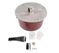 Fuchooky Stainless Steel Popcorn Popper Hand Operated Popcorn Maker Delicious Homemade Popcorn Machine Gas Stove Induction Cooker Compatible