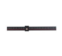 Fuchooky Woodworking Sliding Ruler Aluminum Alloy Accurate Scales L Shaped Ruler for Carpenter Woodwork