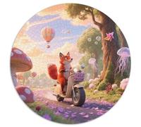 Fuchs（3） 1000 Piece Jigsaw Puzzles Fuchs Family Puzzle Puzzles for Adults Kids Educational Game Challenge Impossible Puzzle Colourful DIY Jigsaw Puzzles 1000pcs (67.5x67.5cm)