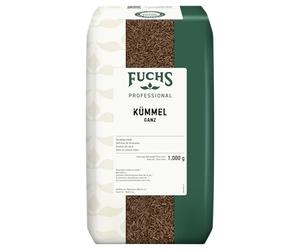 Fuchs Professional - Caraway Seeds | 1 kg in a Recyclable Bag | Unground, for Seasoning Fried Potatoes or Cabbage Dishes | Professional Quality for Bulk consumers and Restaurants