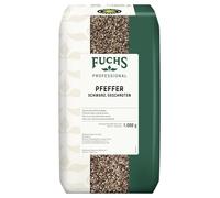 Fuchs Professional - Coarse ground black pepper | Professional quality for bulk consumers and gastronomy | 1 kg in a recyclable bag