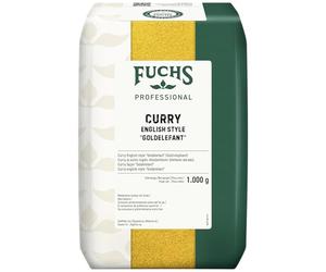 Fuchs Professional - Curry English Style “Gold Elephant” | for Seasoning soups, sauces and Rice Dishes | Professional Quality for Bulk consumers and Restaurants | 1 kg in a Recyclable Bag