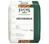 Fuchs Professional - Fried Onions | 500 g in a Recyclable Bag | for Refining hot Dogs, Burgers or Onion Bread | Professional Quality for Bulk consumers and Restaurants