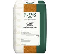 Fuchs Professional - Roasted curry, spice preparation | curry powder with roasted flavor | professional quality for bulk consumers | 1.2 kg in a recyclable bag