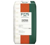 Fuchs Professional - Sweet paprika, mild | Mild seasoning for goulash, sauces and dips | Professional quality for bulk consumers and gastronomy | 1 kg in a recyclable bag