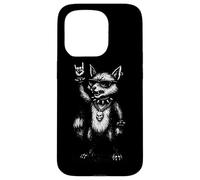 Fuchs Rock Fox With Skull Necklace And Horns Case for iPhone 15 Pro